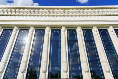 Low angle view of modern building