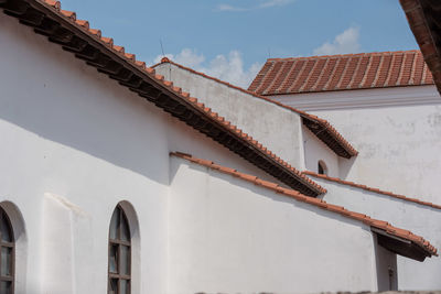 Low angle view of building against sky