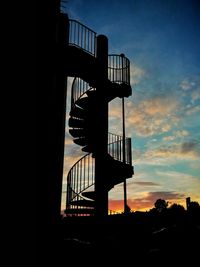 Low angle view of built structure against sky