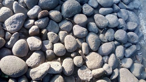 Full frame shot of stones