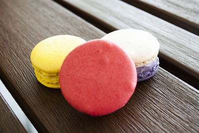 Close-up of dessert on table