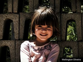 Portrait of smiling girl