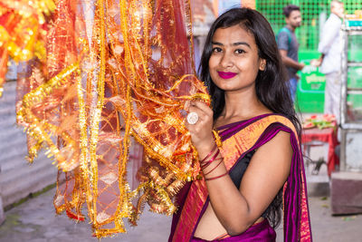 Portrait of a smiling young woman