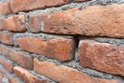 Close-up of brick wall
