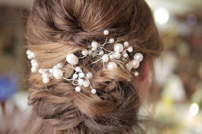 Close-up portrait of woman