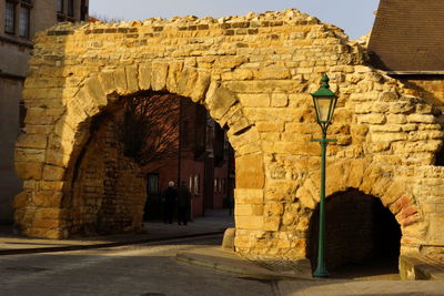 Low angle view of old building