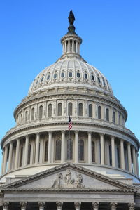 Low angle view of building against sky