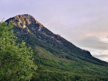 Scenic view of mountain against sky