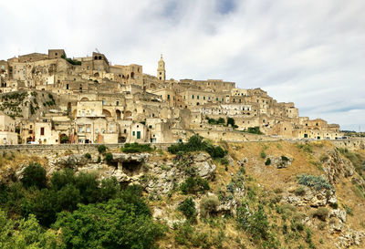 Matera view, the crèche village 