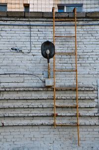 Low angle view of street light