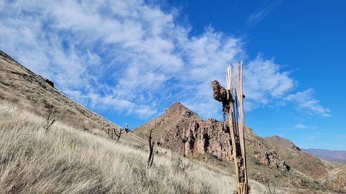 Panoramic view of mountain against sky