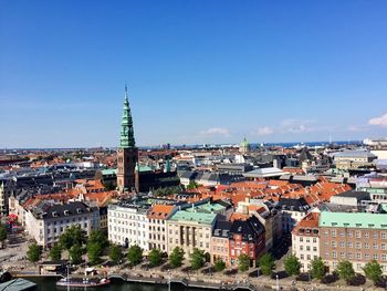 View of cityscape against sky