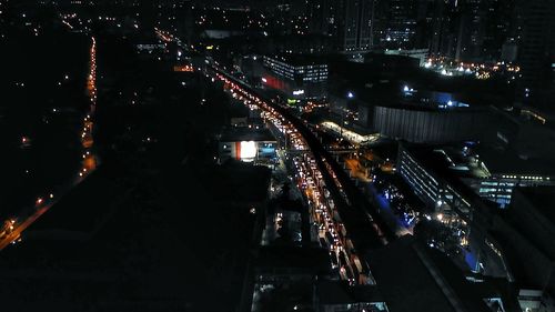 City street at night