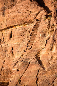Full frame shot of rock formations