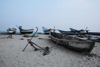 Boats in river