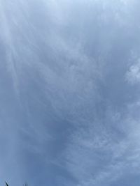 Low angle view of clouds in sky