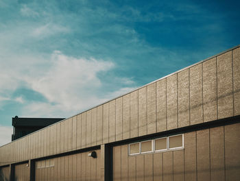 Low angle view of building against sky