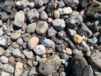 Full frame shot of stones