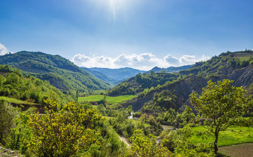 Scenic view of landscape against sky