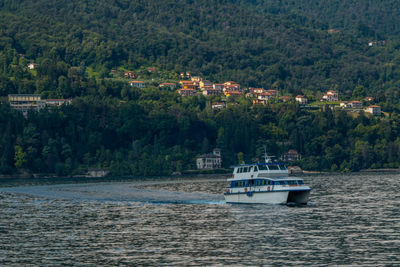 Boats in river