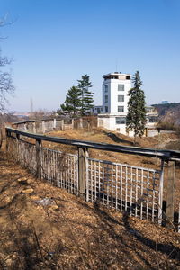 View of building against clear sky