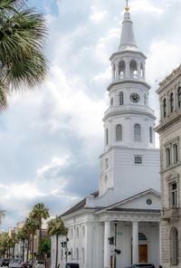Low angle view of building against sky