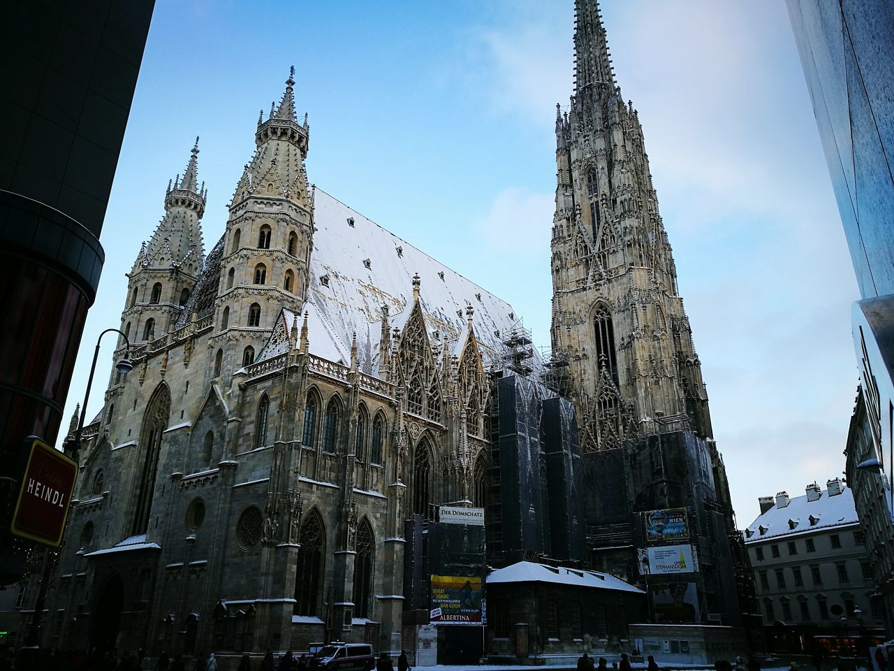 low angle view, architecture, built structure, building exterior, sky, clear sky, travel destinations, city, outdoors, no people, day, skyscraper