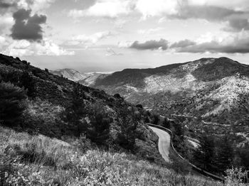 Scenic view of landscape against sky