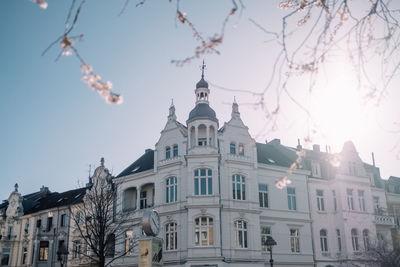 Low angle view of building against sky