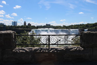 Built structure with trees in background