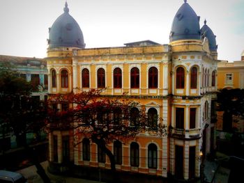 Low angle view of historical building