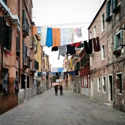 Narrow alley in city