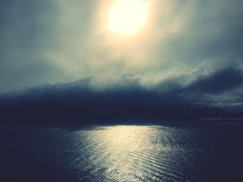 Scenic view of calm sea against sky