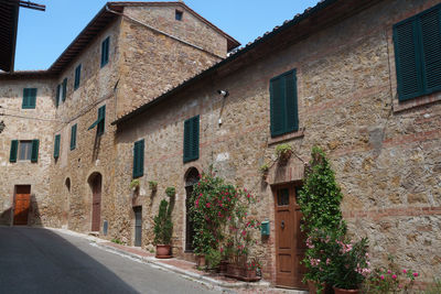 Low angle view of old building