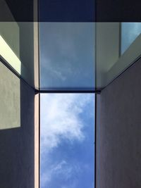 Low angle view of building against sky