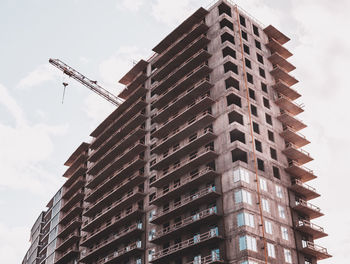 Low angle view of building against sky