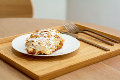 Close-up of food on cutting board