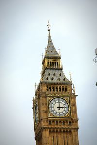 Low angle view of building against clear sky