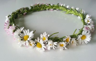 Close-up of flower wreath