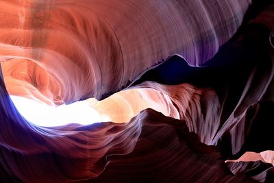 Directly below shot of antelope canyon