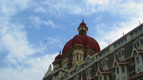 Low angle view of building against sky