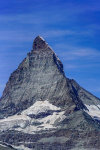 Views of the mountain matterhorn, switzerland