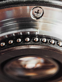 Close-up of camera
