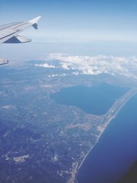 Aerial view of landscape