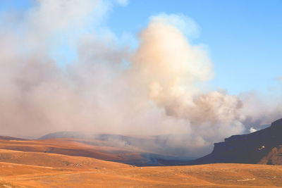 Panoramic view of landscape against sky