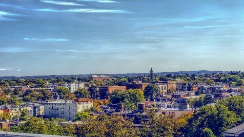 View of cityscape against sky