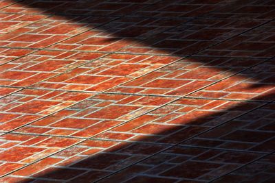 Full frame shot of orange wall