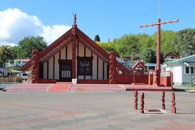 Red building