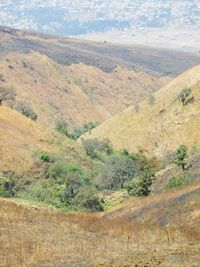 High angle view of landscape