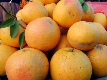 Close-up of fruits for sale at market stall